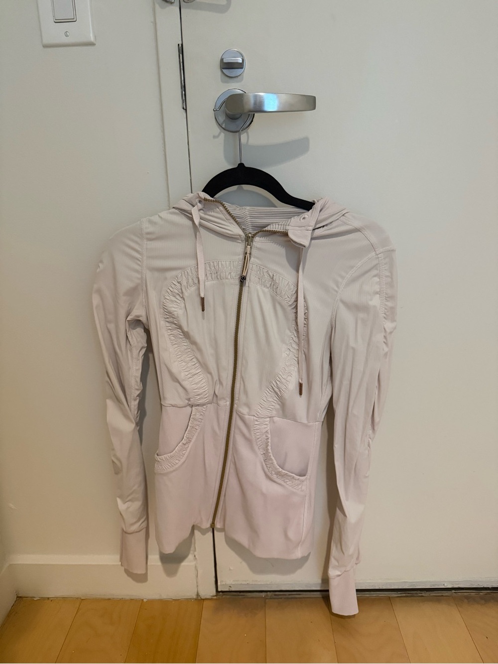 lululemon athletica Pale Pink Zip Hoodie